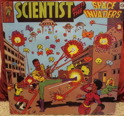 Scientist - Scientist Meets The Space Invaders (LP, Album, RP) (Very Good (VG)) 