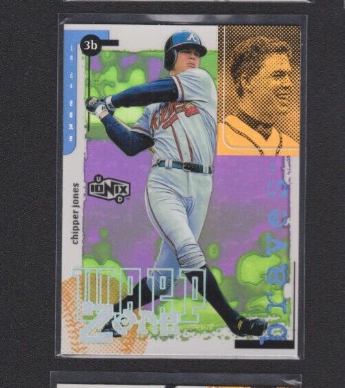 1999 UD Ionix Warp Zone Chipper Jones The Junior Junkie: the