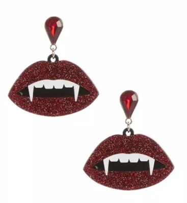 Anna & Ava Vampire Vangs Drop Earrings NWT