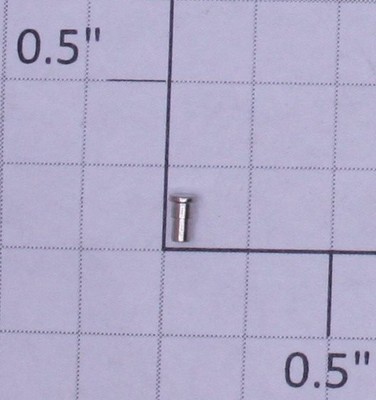 K-Line K3200-M021NR1 9/64'' x 1/16'' Round Head Eccentric Rod Shoulder Rivet (24)