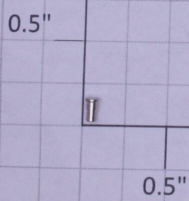 K-Line K3200-M021NR1 9/64'' x 1/16'' Round Head Eccentric Rod Shoulder Rivet (2)