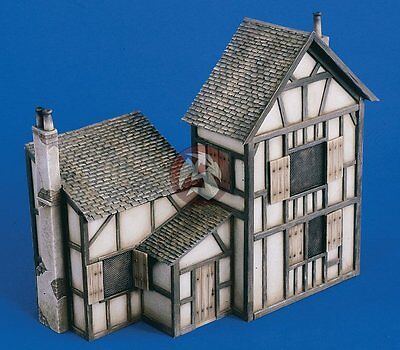Verlinden 1/48 German Farm House Facade Front Section [Resin Diorama Model] 2272