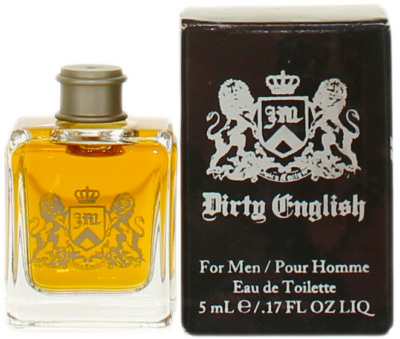 Dirty English by Juicy Couture For Men EDT Cologne Splash 0.17oz