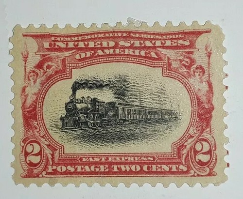 Travelstamps: 1901 US Stamp Scott #295, Fast Express, mint, og, hinged see scans
