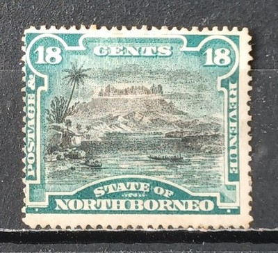 BORNEO Nord- 1894- 1 timbre neuf + charnière 18 c vert  YT # 59