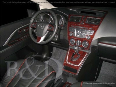 Dash Trim Kit for MAZDA 5 12 13 14 15 16 17 carbon fiber wood aluminum
