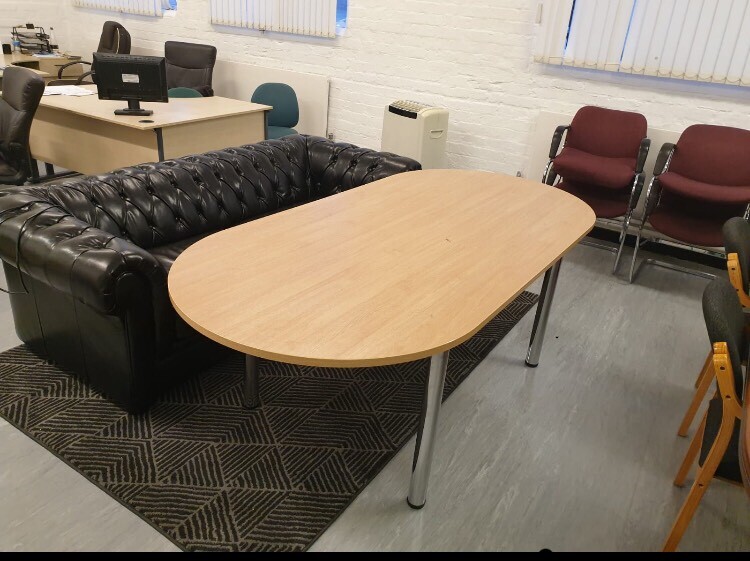 Sale Boardroom Conference Table With 6 Chairs In Leicester Leicestershire Gumtree