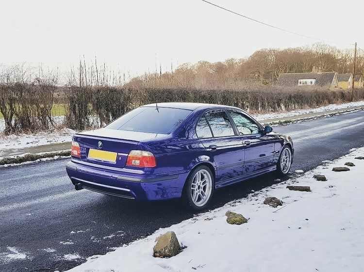 Velvet blue bmw