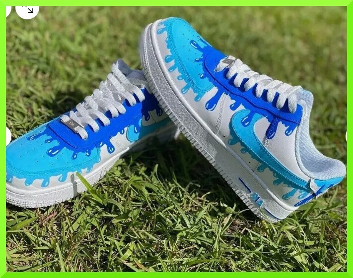 Custom Air Force 1 Aquaman UNC Drip/Air Force 1 Custom Shoes