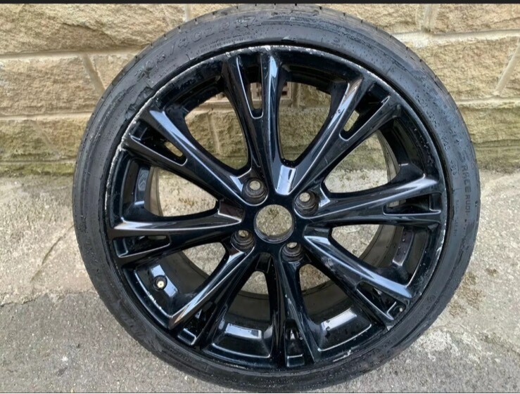 Genuine Ford Fiesta MK7 MK8 ST LINE ZETEC S Black Alloy Wheel With Tyre