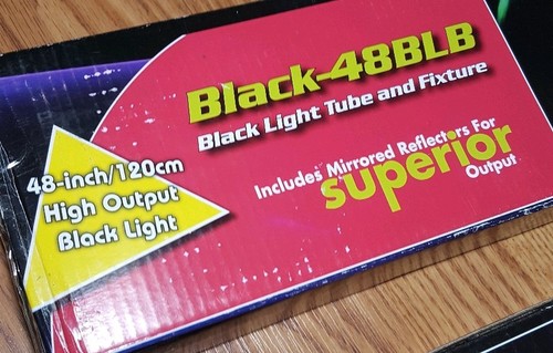 American DJ Black Light 4ft Rave DJ Strip Light Fixture Ultraviolet Lamp Dance