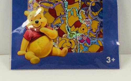 100 Disney Winnie The Pooh die cut stickers glitter holographic sealed package