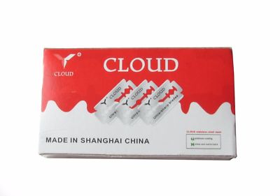 100 Cloud Super Stainless double edge razor blades
