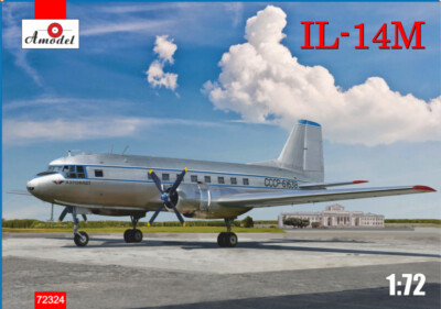AMODEL 72324 Ilyushin IL-14M Scale  Aircraft 1:72 - Plastic model kit aircraft