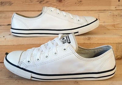 Converse Chuck Taylor All Star Low Trainers UK4 US6 EU37 537108C Triple White