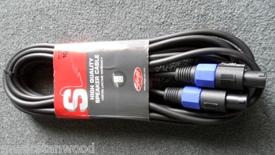 Stagg SSP10SS25  33 Ft 14GA Professional Speaker Cable SPK plug/SPK plug NEW