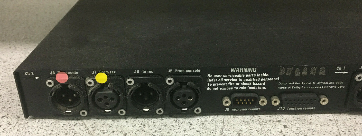 Dolby U.K. 363 2-Channel SR/A  Type Processor Noise Reduction Unit w/ 300 module