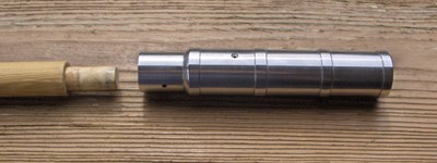 50 Cal steel Handgonne black powder cannon barrel bright finish