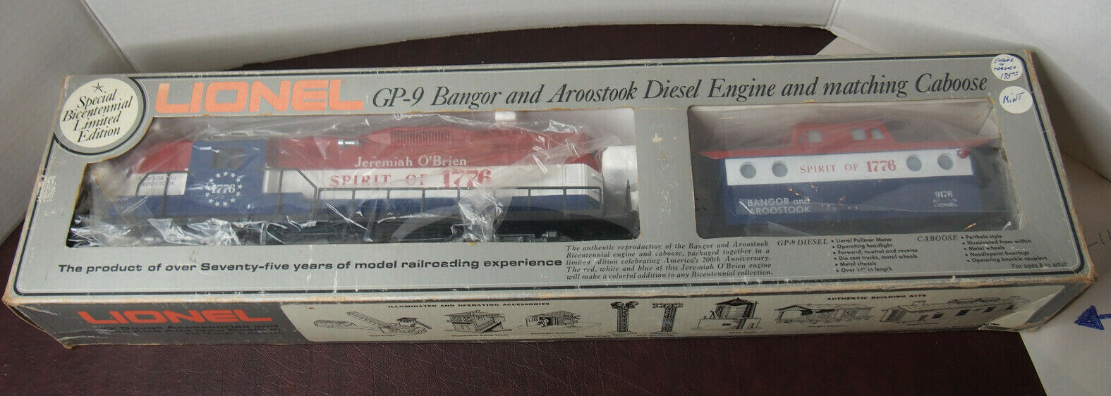 lionel-6-8665-gp-9-bangor-and-aroostook-diesel-engine-and-matching