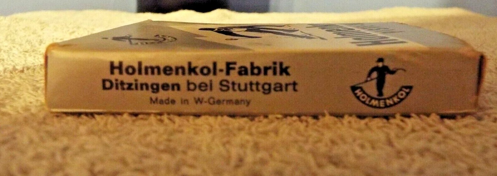 Vintage Holmenkol Silver Piste Wax Alpine Ski Wax  West Germany New Old Stock