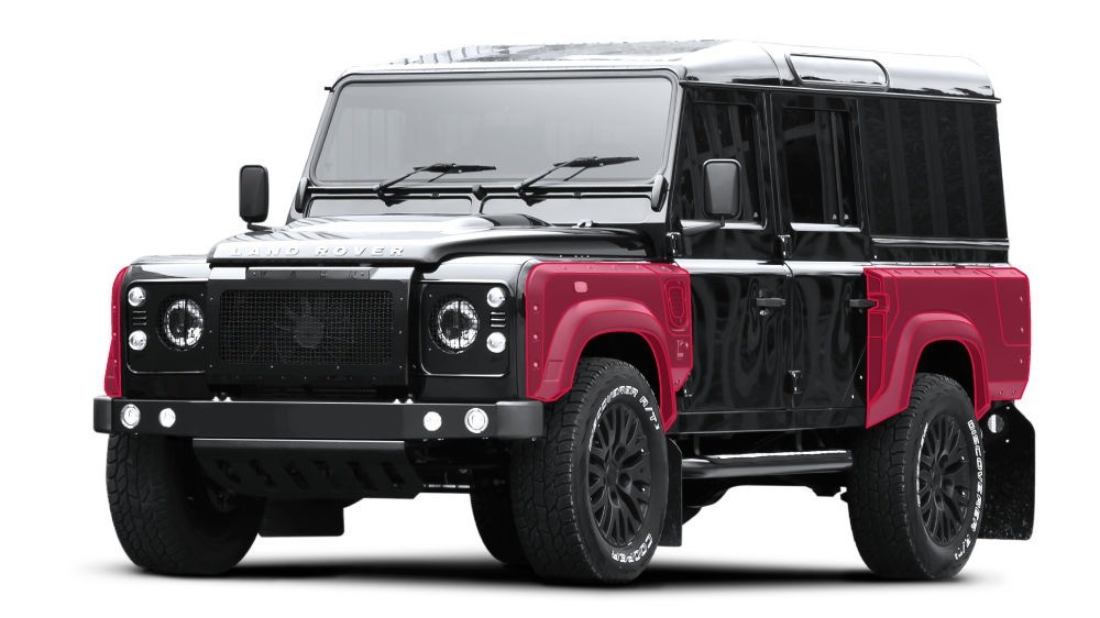 Land Rover Defender 110 Body Kit Wide Track Arch Kit by Kahn Design in Bradford, West