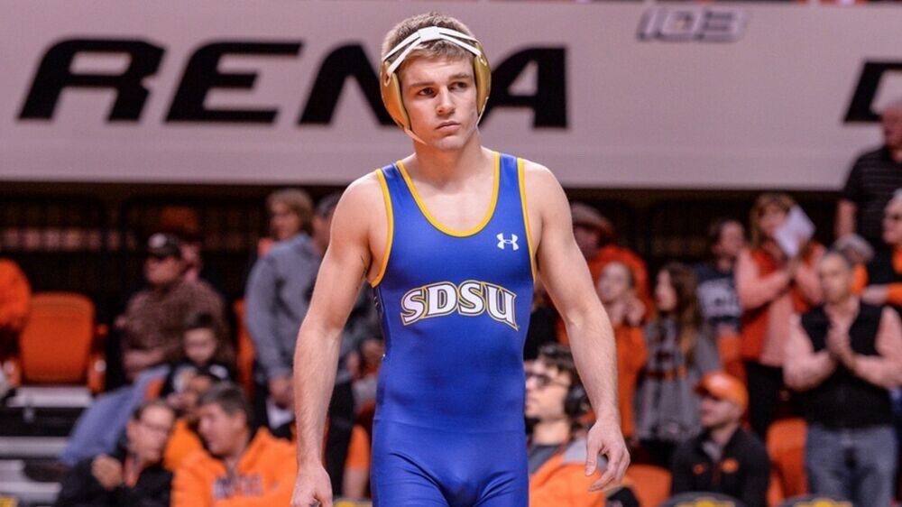 SDSU South Dakota State University Under Armour Team wrestling singlet suit M L