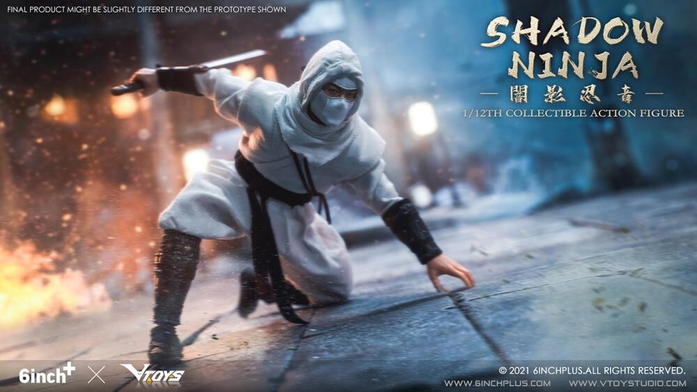 1/12 Shadow Ninja White Figure VT-N003 Vtoys X | eBay