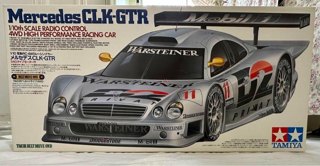 メルセデス　CLK-GTR 10/1 フルファンクション　ラジオコントロールカー Tamiya Mercedes-Benz CLK-GTR 1/10 Radio Control 4WD High