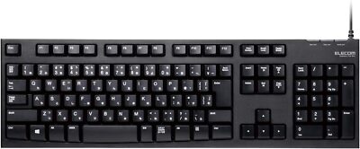 ELECOM keyboard wired Membrane 10 million times high durable