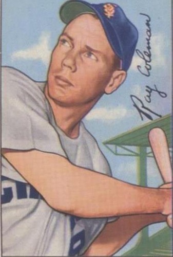 1987 C.C.C. 1952 Bowman Reprints - Ray Coleman #201