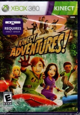 XBOX 360 Kinect Adventures! (Microsoft Xbox 360 video game, Kinect required)