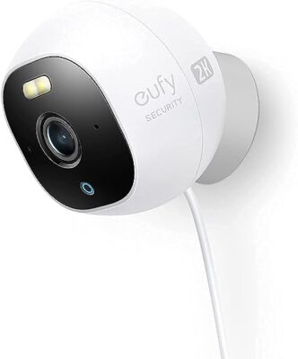 Eufy Security Outdoor Cam E220 All-in-One Outdoor Camera 2K T8441X - WHITE