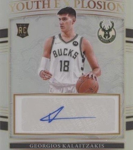 2021-22 Panini Select - Georgios Kalaitzakis #YE-GKZ