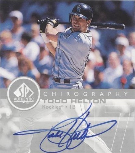 1999 SP Authentic - Todd Helton #TH