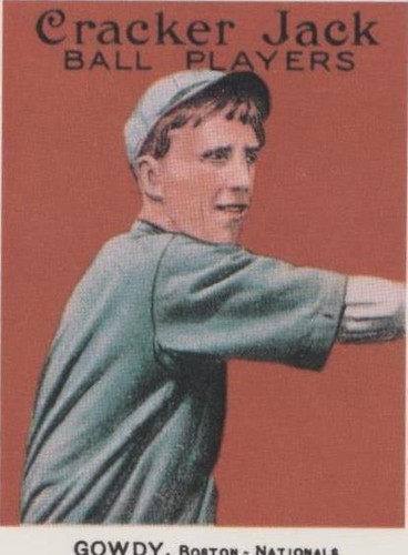 1983 Renata Galasso Cracker Jack Reprints - Henry Gowdy #138