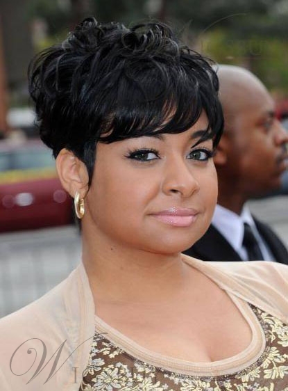 Details About Super Charming Glamorous Short Silky Wavy Black Wig Heavy Layer Hair Cut