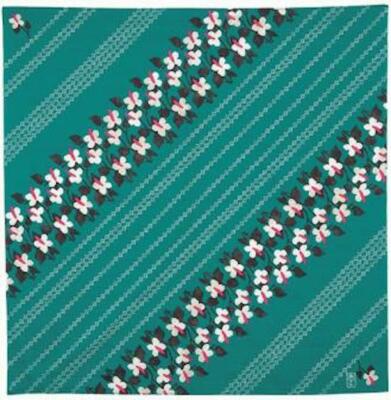 Japanese Furoshiki Yumeji Takehisa Wrapping Cloth Doku-dami 90cm 35'' Cotton 100%