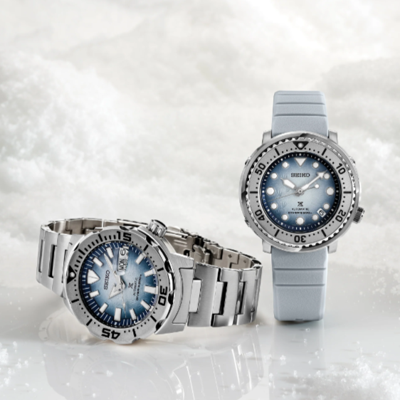 Pre-owned Seiko Prospex Special Edition Automatic Diver 42.4mm Light Blue Dial Men's Watch