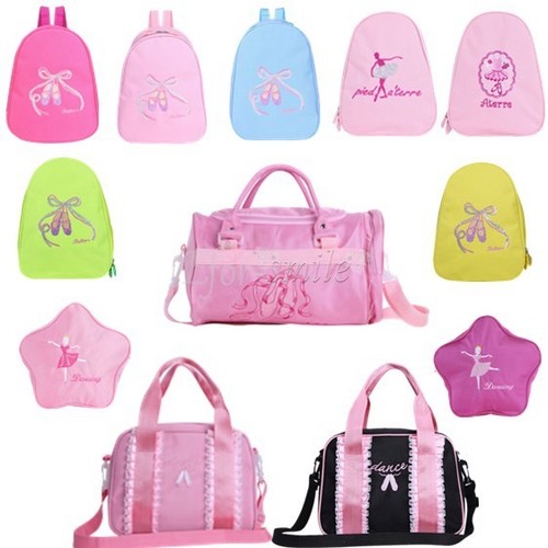 New Ballet Dance Shoe Bag Girls Pink Ballerina Dancing Shoulder Tote