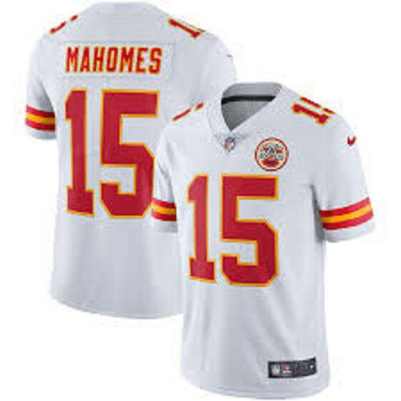 MAHOMES camiseta de la NFL Chiefs blanca.Talla disponible S,M,L.