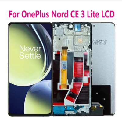 For OnePlus Nord CE 3 Lite LCD Display Touch Screen Digiziter Replacement Frame