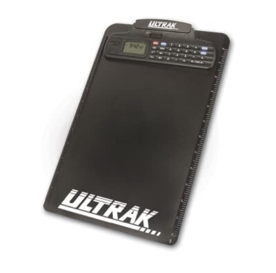Ultrak Clipboard With Stopwatch & Calculator Solar & Battery Powered