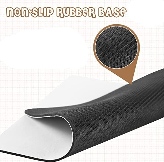 2024 Calendar Mouse Pad 9.5"x8" Non Slip Rubber Bottom Large Computer Holidays