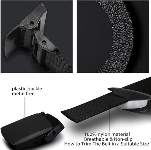 Men Casual Military Tactical Army Adjustable Quick Release Belts Pants Waistband