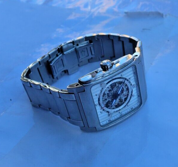 RARE Vintage Bulova Men s Skeleton Watch Wristwatch C877602 Automatic 21 Jewels