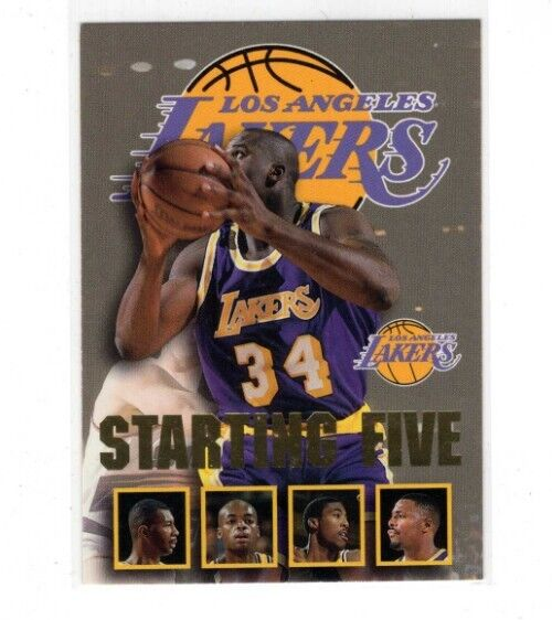Shaquille O'Neal 1997 Fleer NBA Hoops Starting Five #13 | eBay