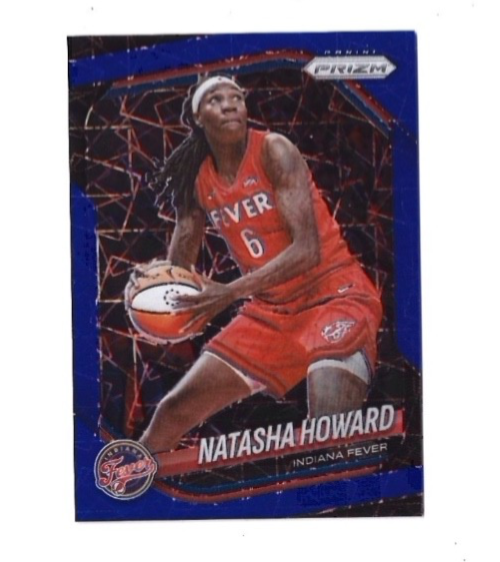 Natasha Howard 2025 Panini Prizm WNBA #54 Blue Velocity Prizm