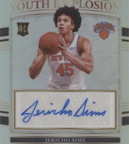 2021-22 Panini Select - Jericho Sims #YE-JSM
