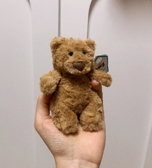 Jellycat Bartholomew Bear Bag Charm Brown 100% Authentic
