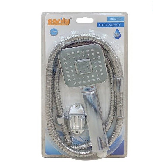 Kit Bagno Doccetta Doccino Soffione Doccia Con Laccio 1,8m e Staffa 59167 dfh